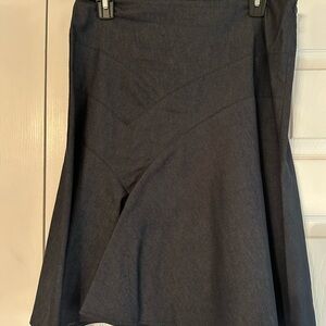 Dark Gray A-Line Skirt